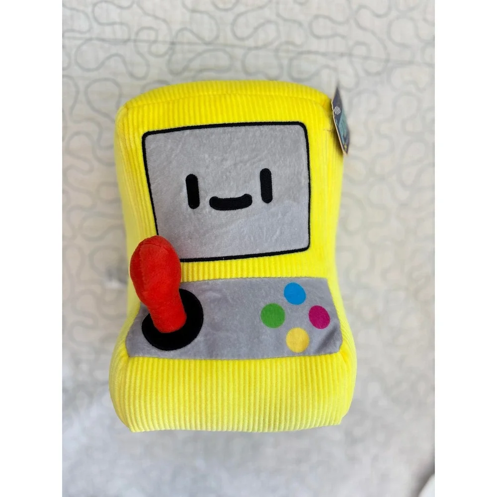FAO Schwarz Yellow Corduroy Arcade Game Machine Plush Decorative Pillow Kids Toy